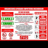 Panou pentru organizarea apararii impotriva incendiilor